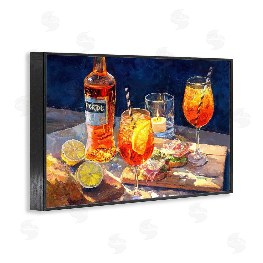 Ziwei Li Sprits Table Still Life Black Framed Giclee Print Wall Art