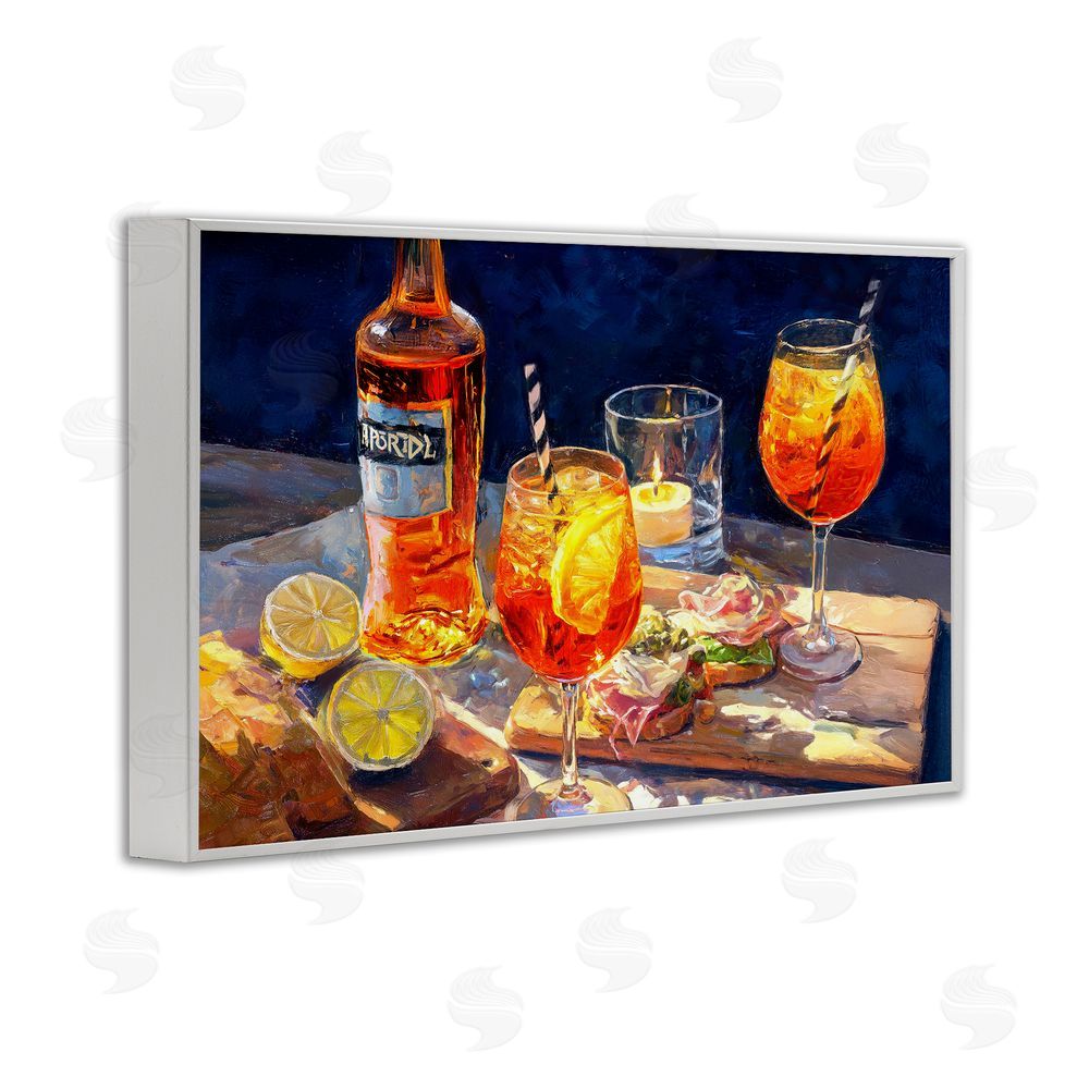 Ziwei Li Sprits Table Still Life White Framed Giclee Print Wall Art