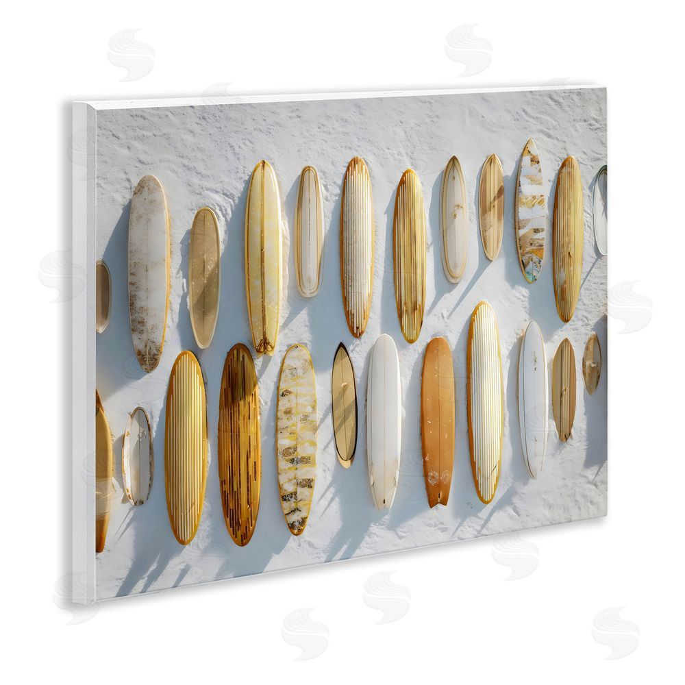 Franklyn Gregory Vintage Surfboard Collection Wall Plaque Printed Art