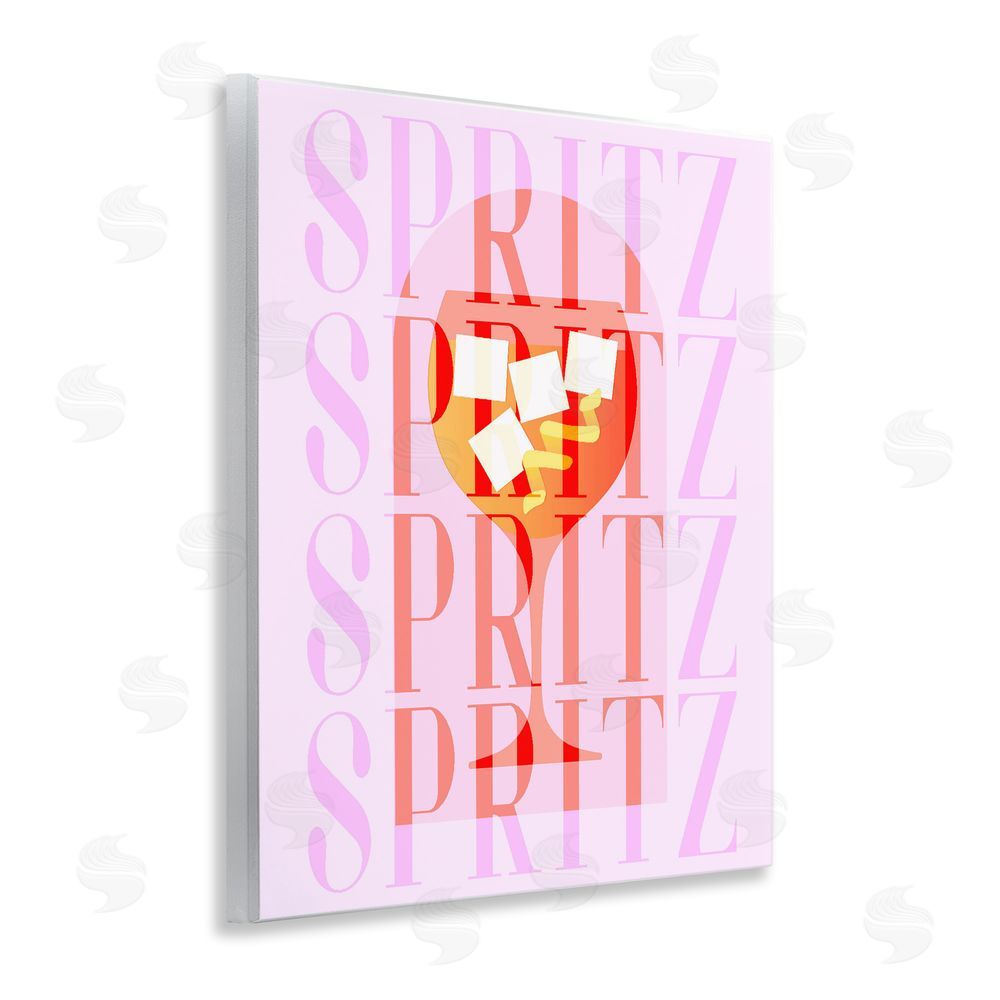 Stupell Studio Retro Pastel Spritz Wooden Wall Plaque Art Print