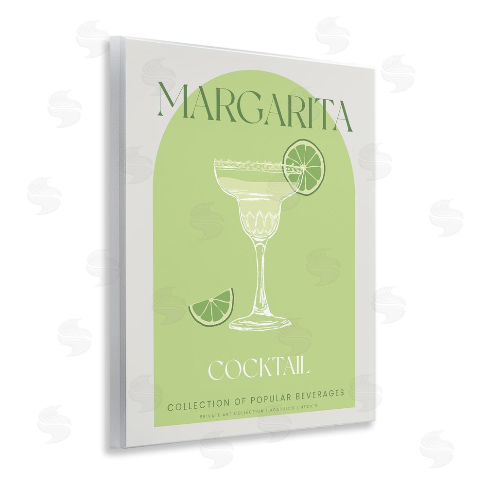 Stupell Studio Stylish Retro Margarita Wooden Wall Plaque Art Print