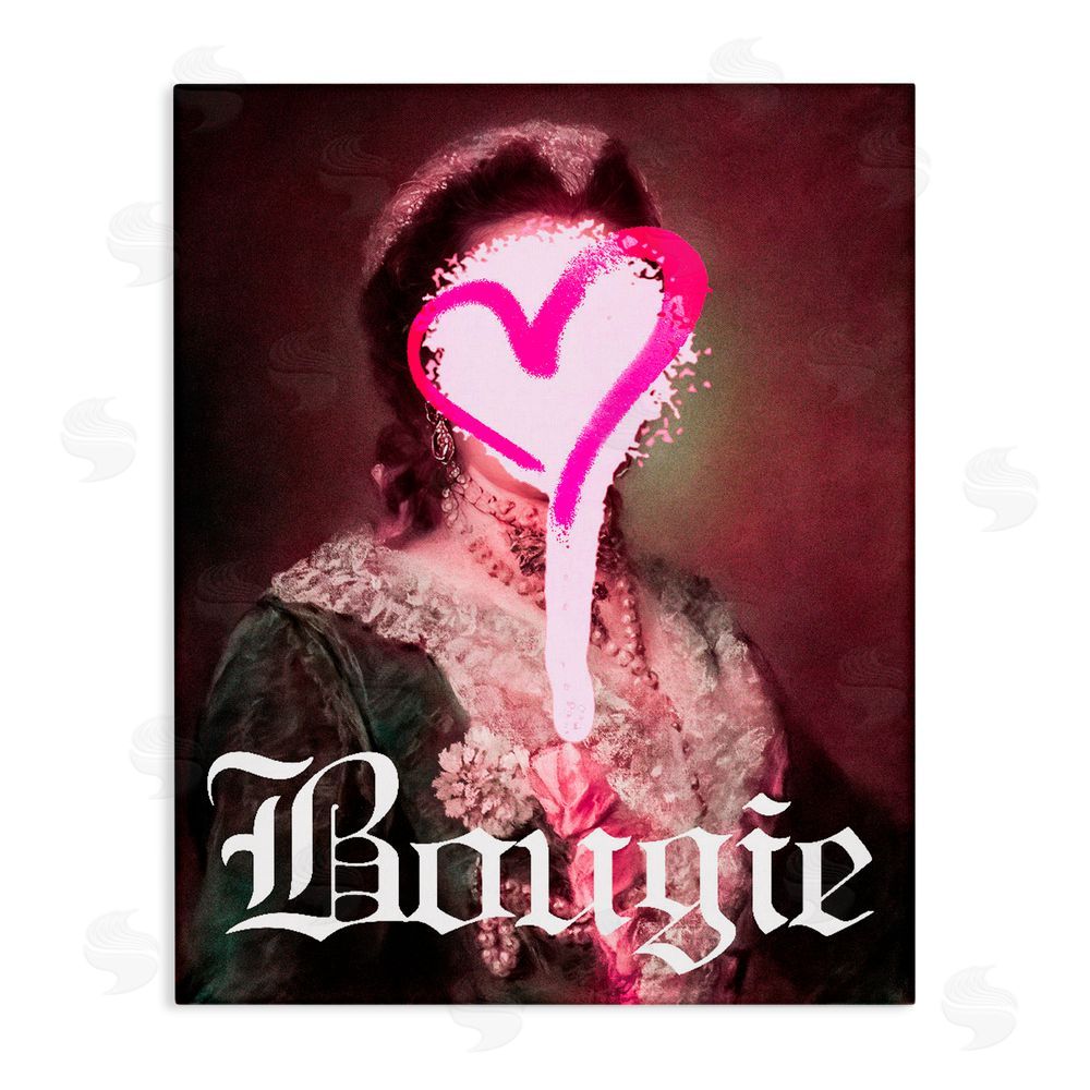 Stupell Studio Bougie Classical Portrait Stretched Canvas Wall Art Print