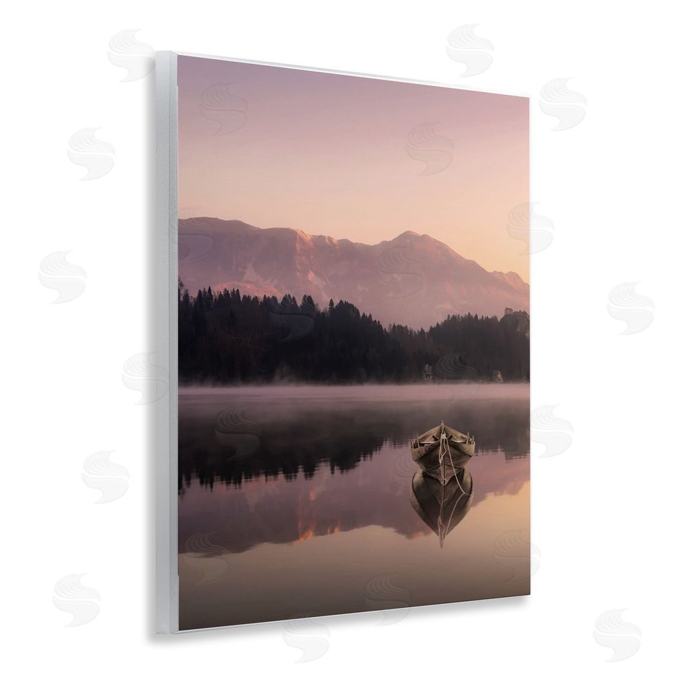 Marcus Prime Tranquil Lake Sunsets Wooden Wall Plaque Art Print