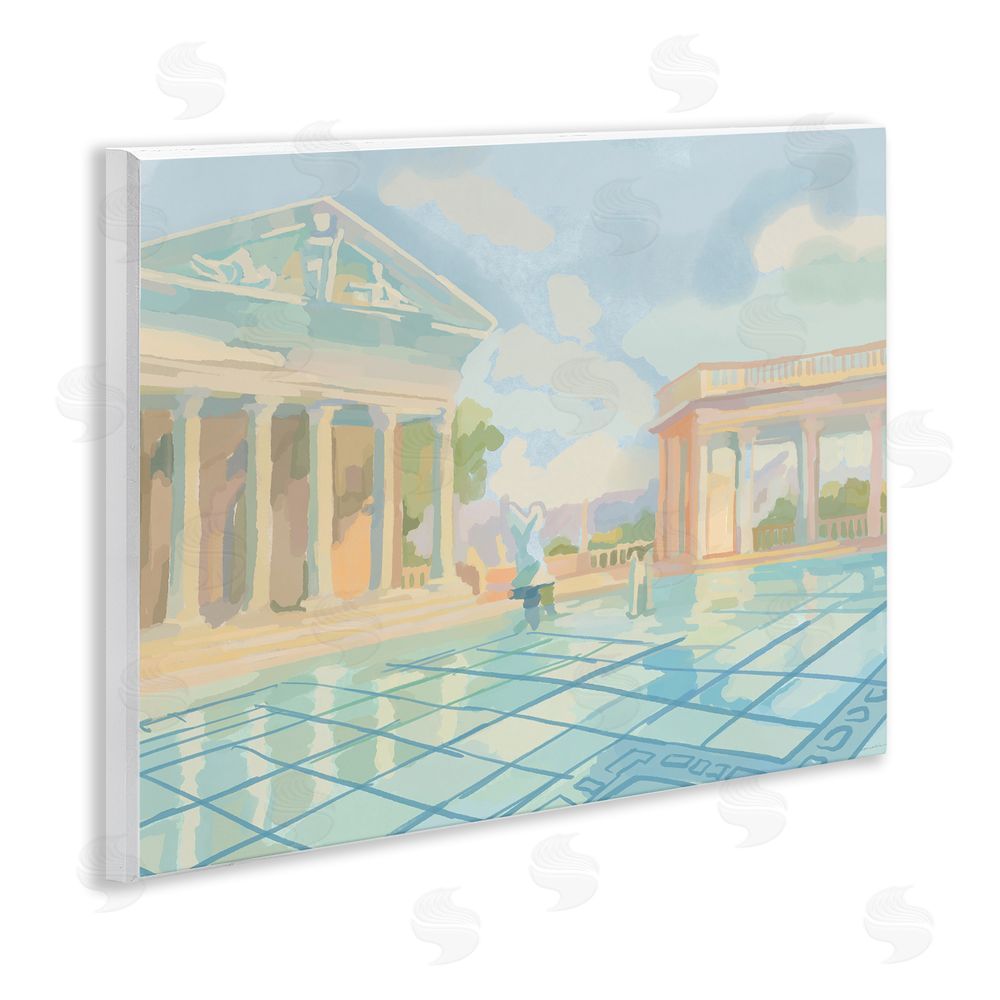 Amelia Noyes Sam Simeon Architecture Wall Plaque Art Print