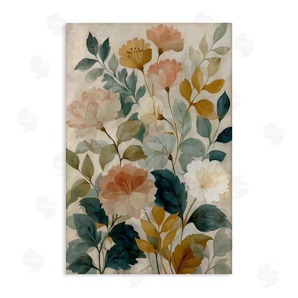 Annabelle Hall Adoring Flower Collection Stretched Canvas Wall Art Print