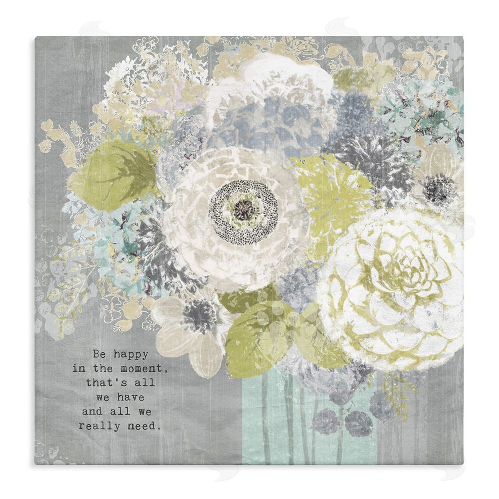 Suzanne Nicoll Happy In The Moment Stretched Canvas Wall Art Print