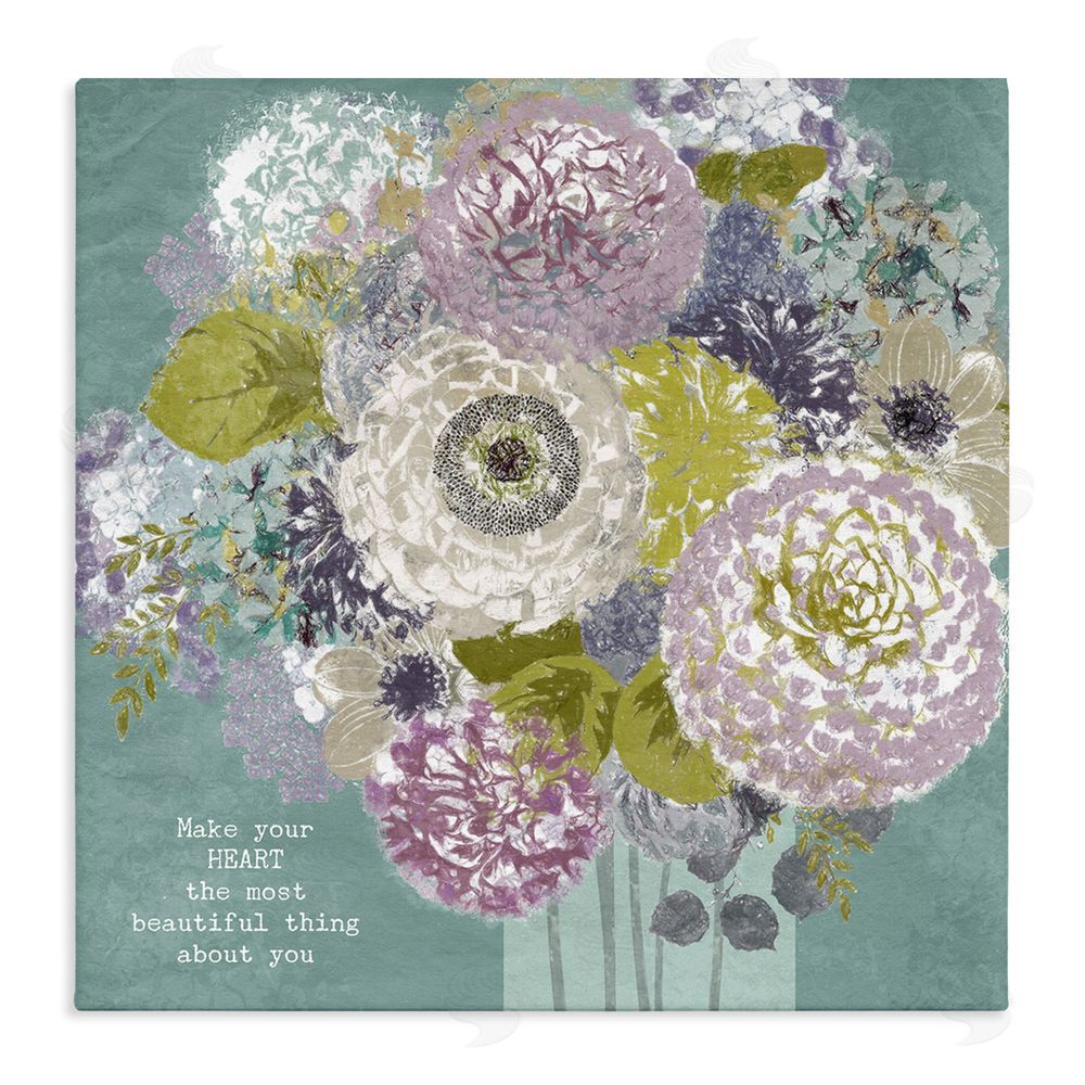Suzanne Nicoll Most Beautiful Thing Florals Stretched Canvas Wall Art Print
