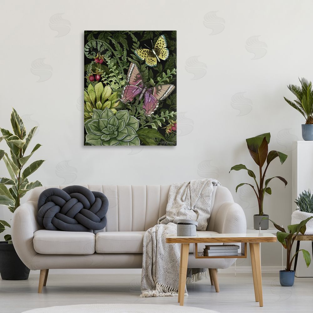 Nicole Tamarin Dark Succulents Midnight Garden 