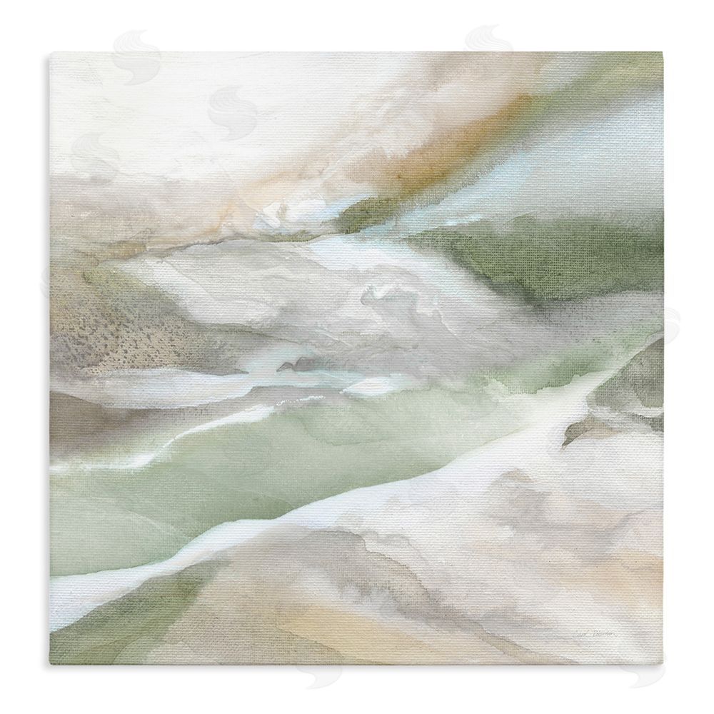 Carol Robinson Serene Misty Landscape Stretched Canvas Wall Art Print