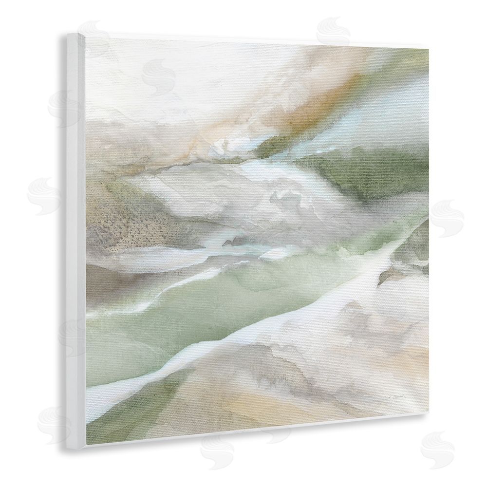 Carol Robinson Serene Misty Landscape Wooden Wall Plaque Art Print
