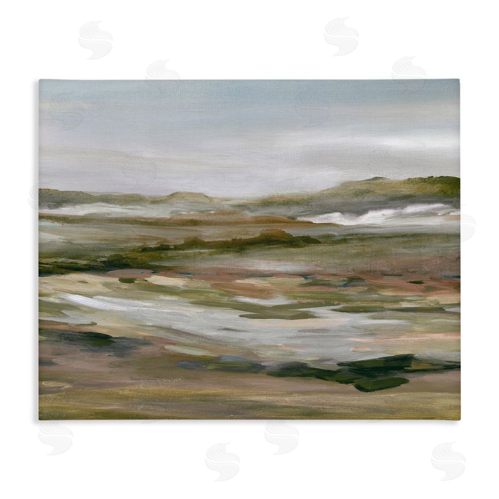 Carol Robinson Natural Meadow Abstract Horizon Stretched Canvas Wall Art Print