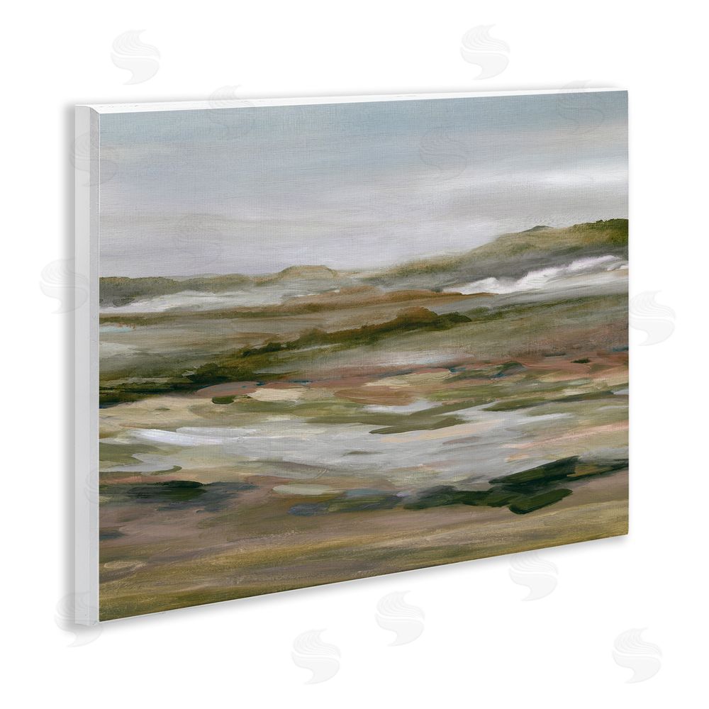 Carol Robinson Natural Meadow Abstract Horizon Wooden Wall Plaque Art Print