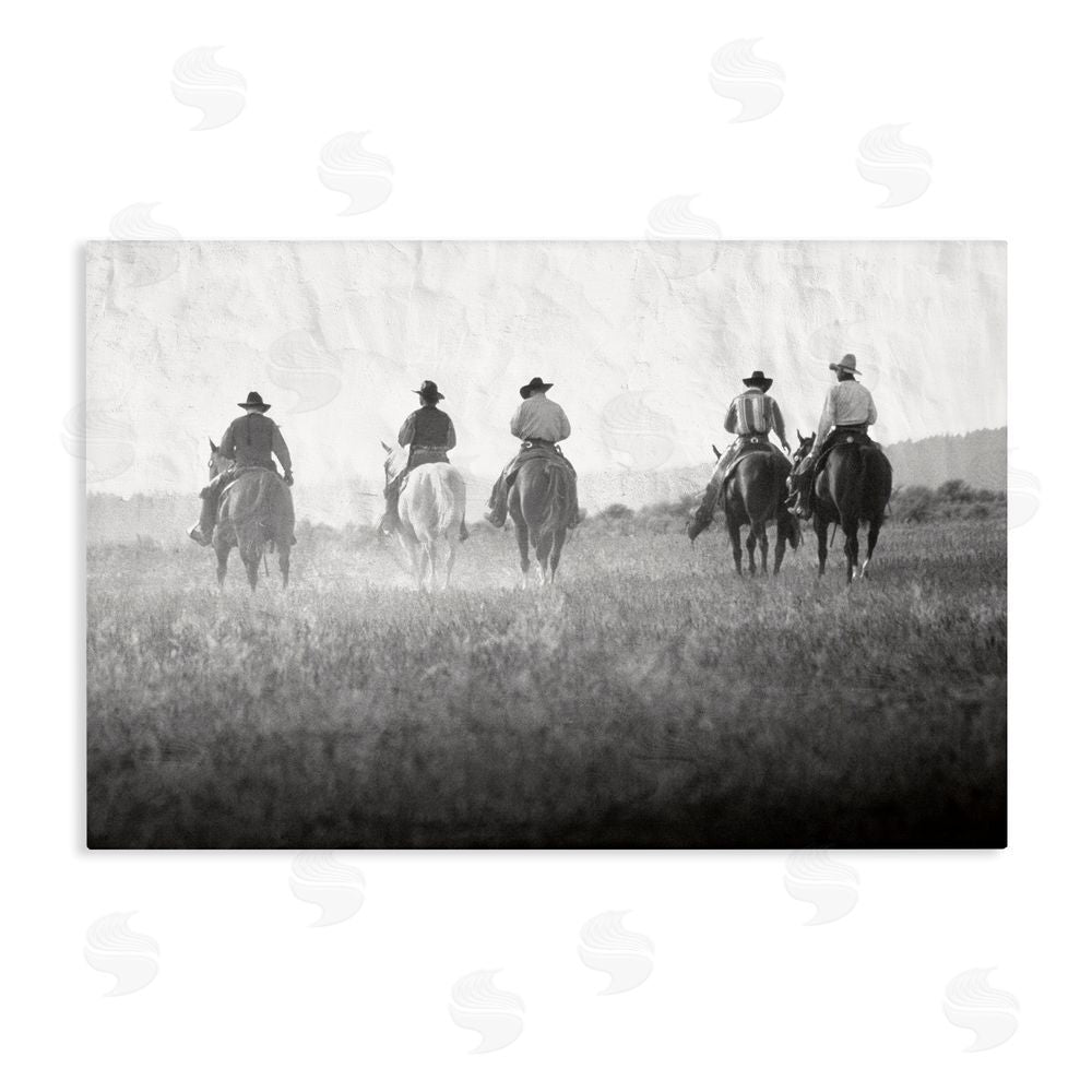 Superstock Riding Toward The Horizon Stretched Canvas Wall Art Print