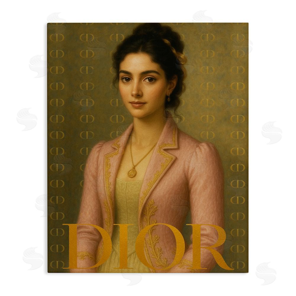 Grotto Studios Iconic Gentlewoman Fashion Stretched Canvas Wall Art