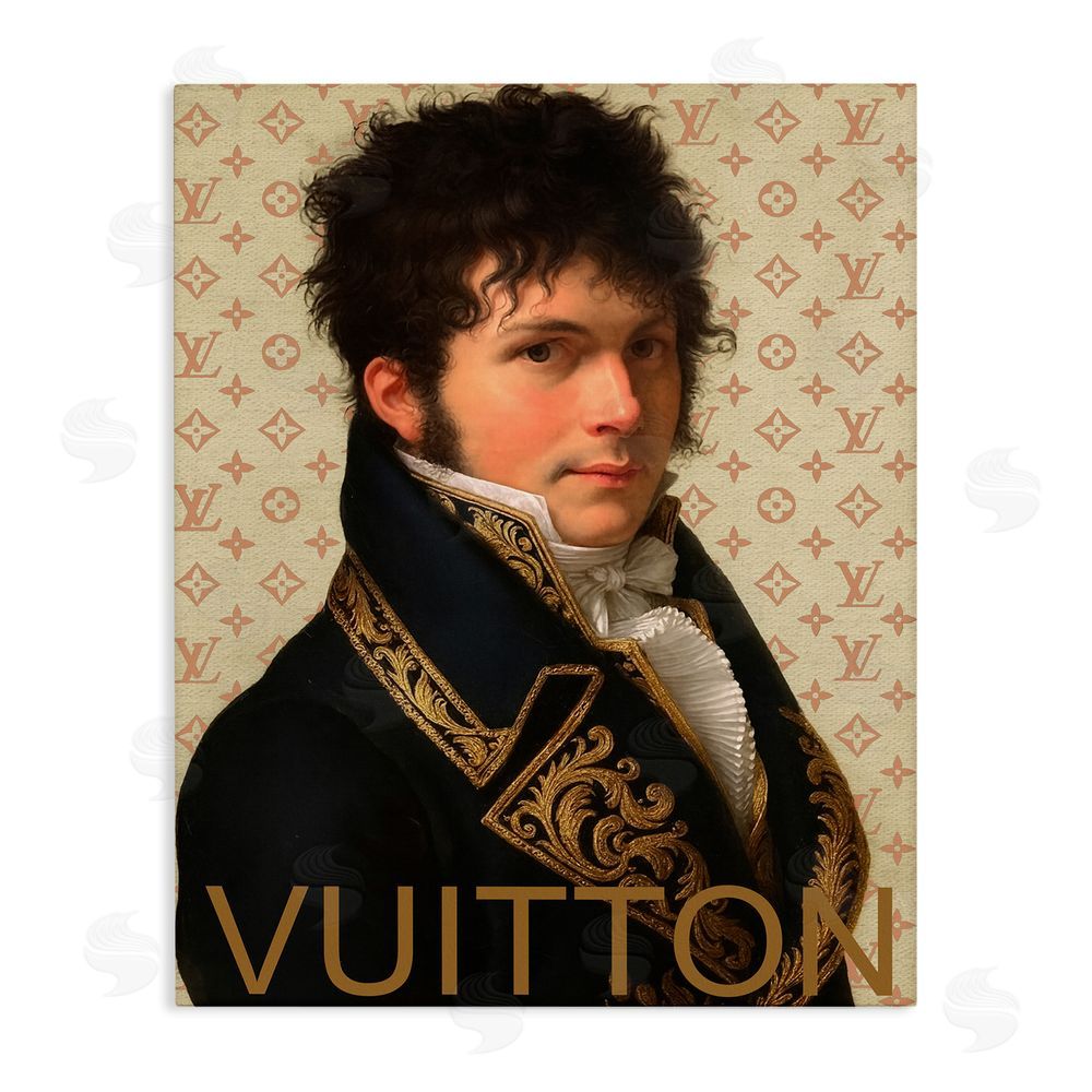 Grotto Studios Glam Gentleman In Spring Stretched Canvas Wall Art