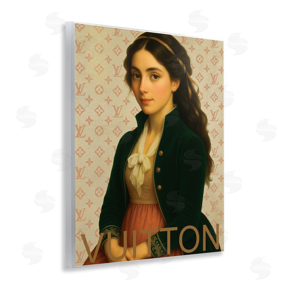 Grotto Studios Glam Gentlewoman in Spring Wall Plaque Art Print