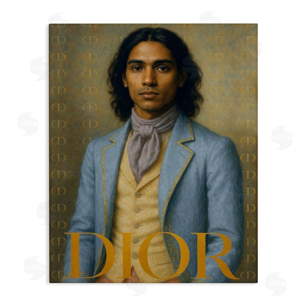Grotto Studios Iconic Gentleman Fashion Stretched Canvas Wall Art