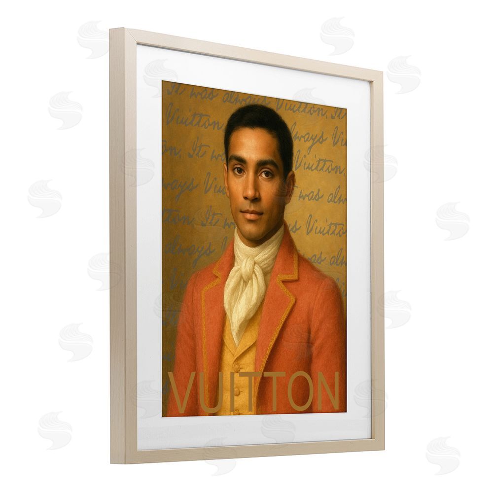 Grotto Studios Vintage Fashion Gent Birch Framed Print Under Glass Wall Art