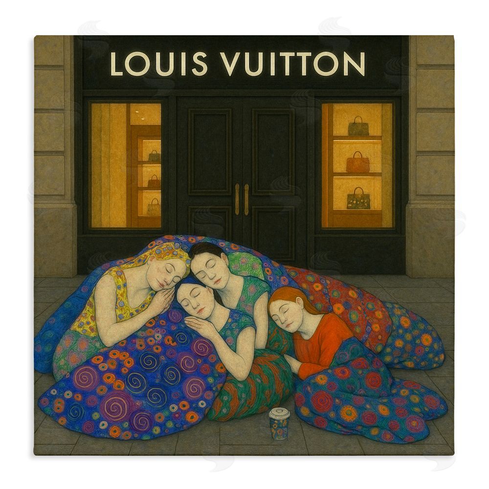 Grotto Studios Iconic Style Fashion Shop Stretched Canvas Wall Art