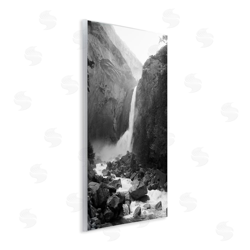 Kim Curinga Rocky Yosemite Falls Wooden Wall Plaque Art Print