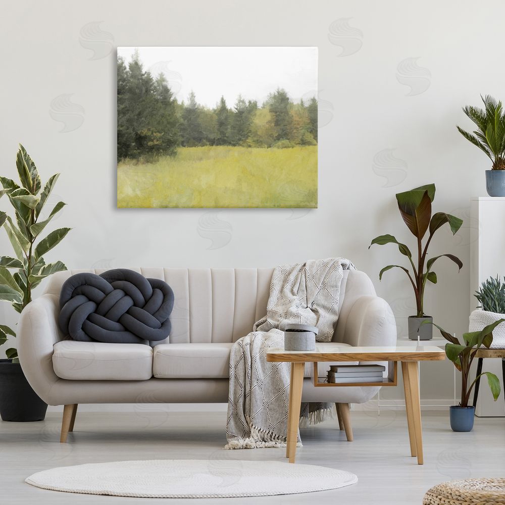 Kim Curinga The Forest's Vast Clearing Stretched Canvas Wall Art in Room