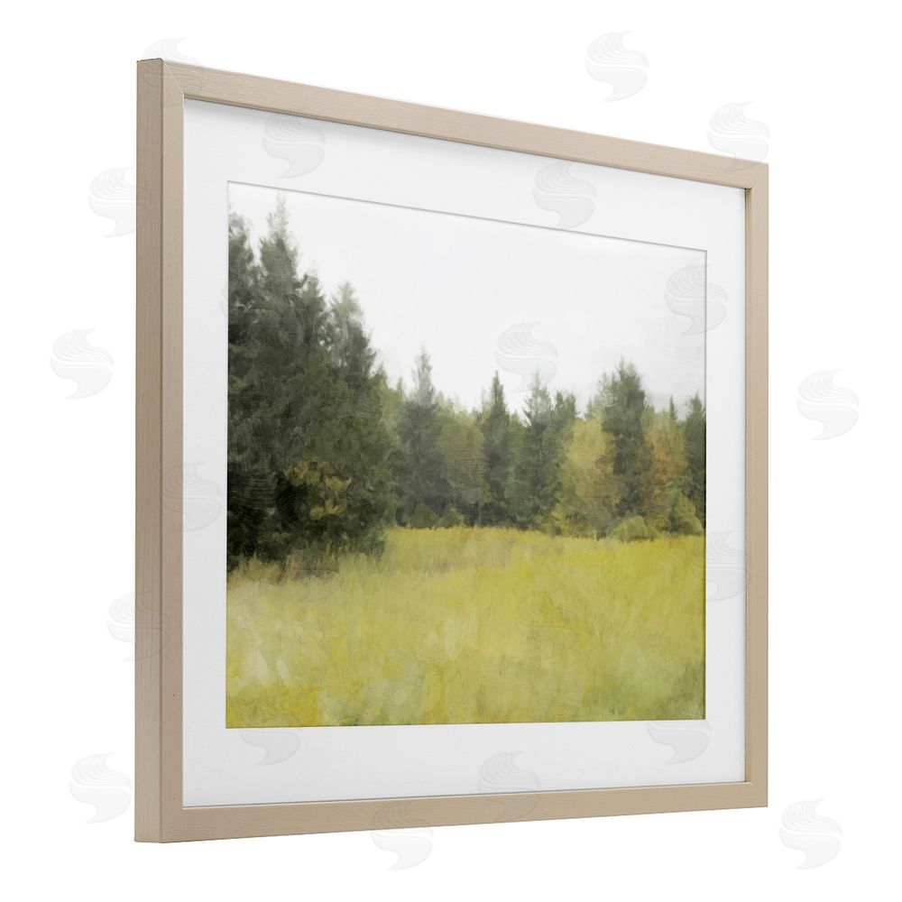 Kim Curinga The Forest's Vast Clearing Brown Framed Print Under Glass Wall Art