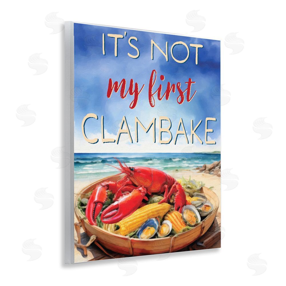 Grotto Studios Not My First Clambake Wall Plaque Art Print