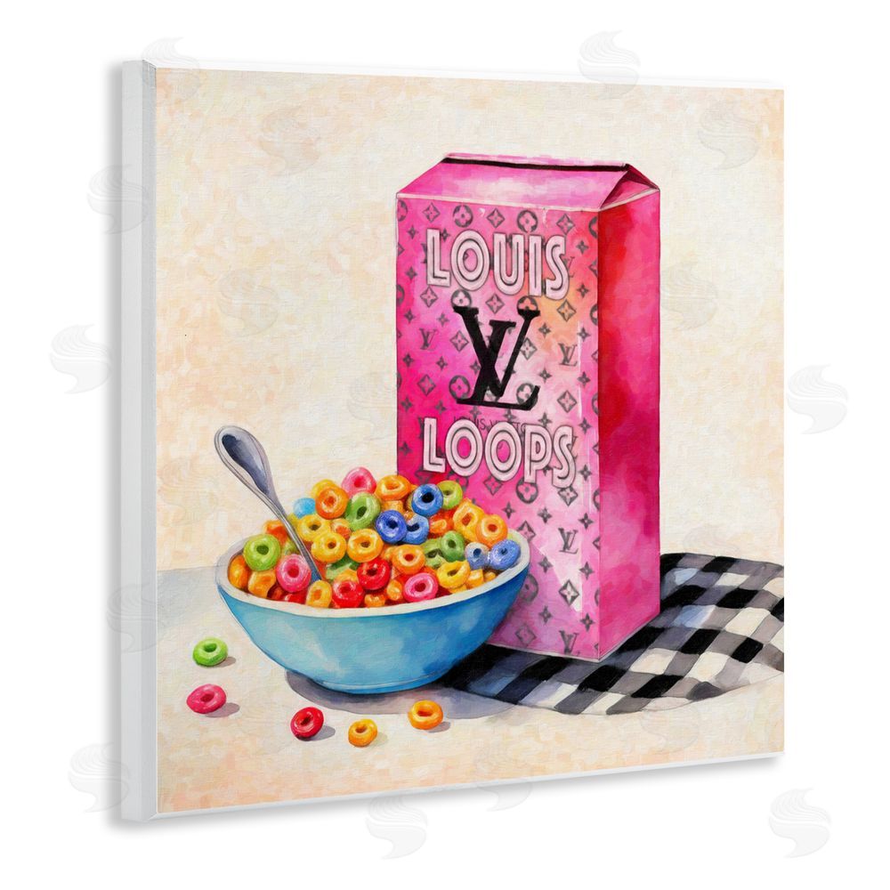 Grotto Studios Fashion Loops Cereal Wall Plaque Art Print