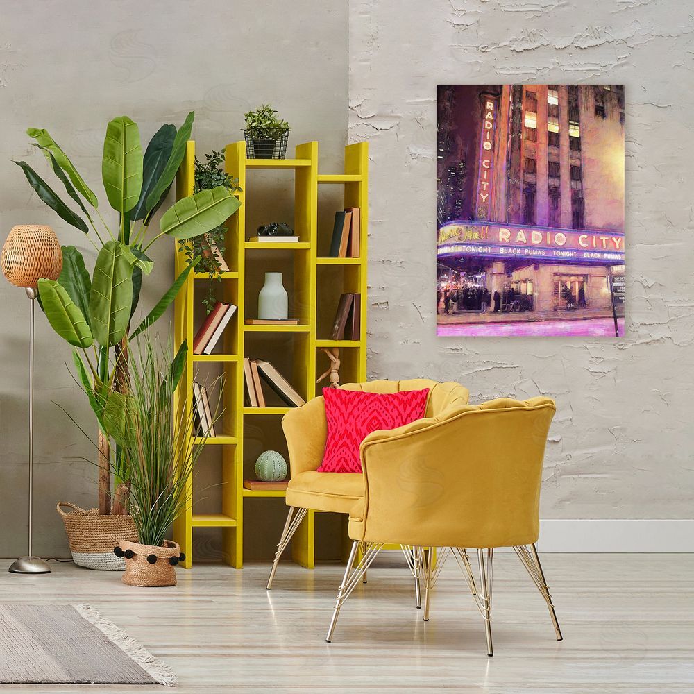 Grotto Studios Radio City Music Hall Stretched Canvas Wall Art in Room
