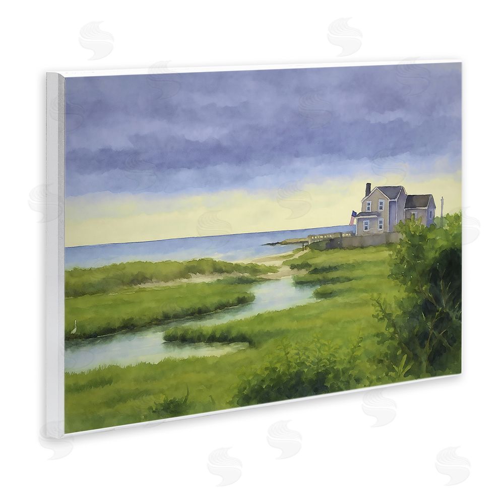 Grotto Studios Marshside Serenity on Cape Wall Plaque Art Print
