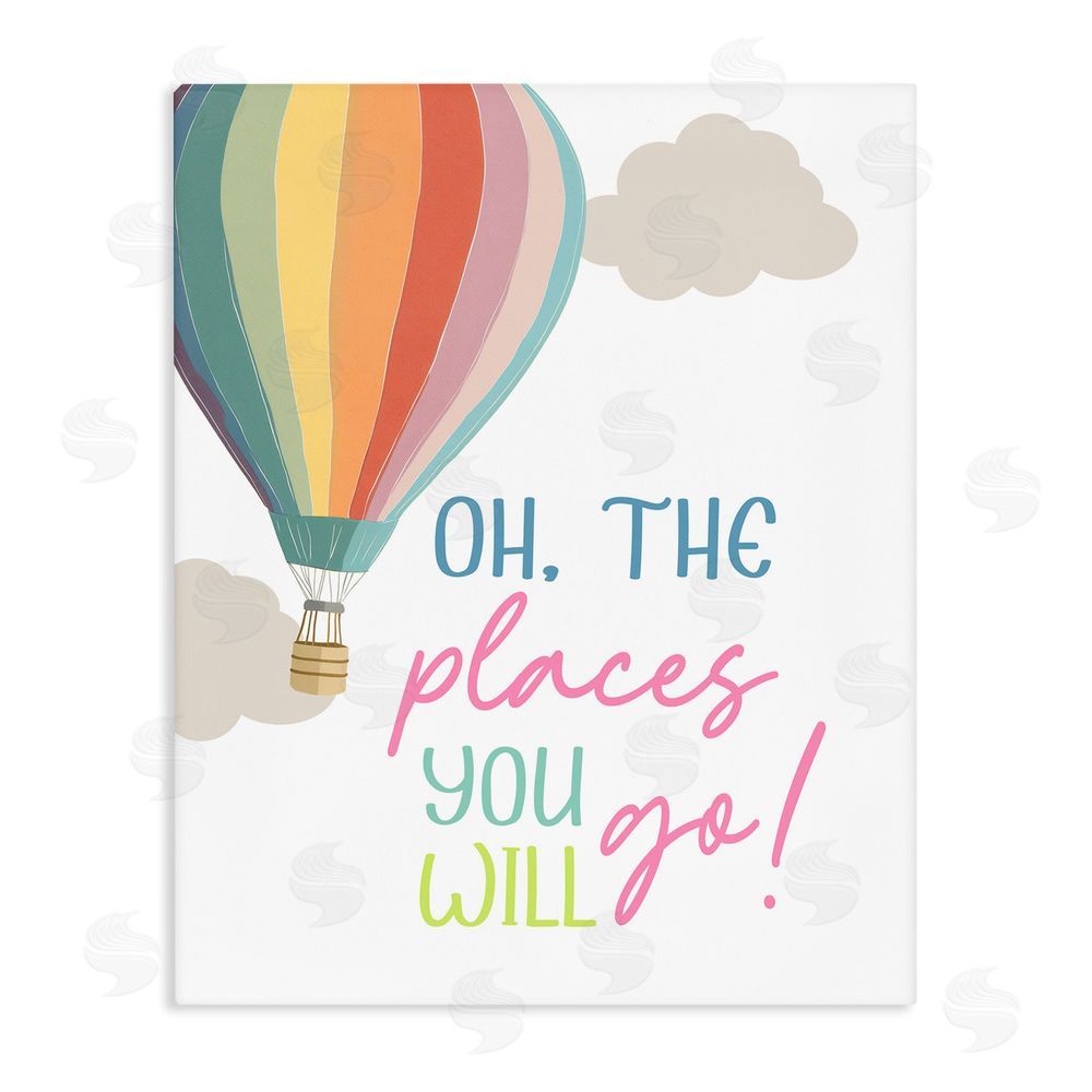 Christine Simpson Art The Places You Will Go Stretched Canvas Wall Art Print