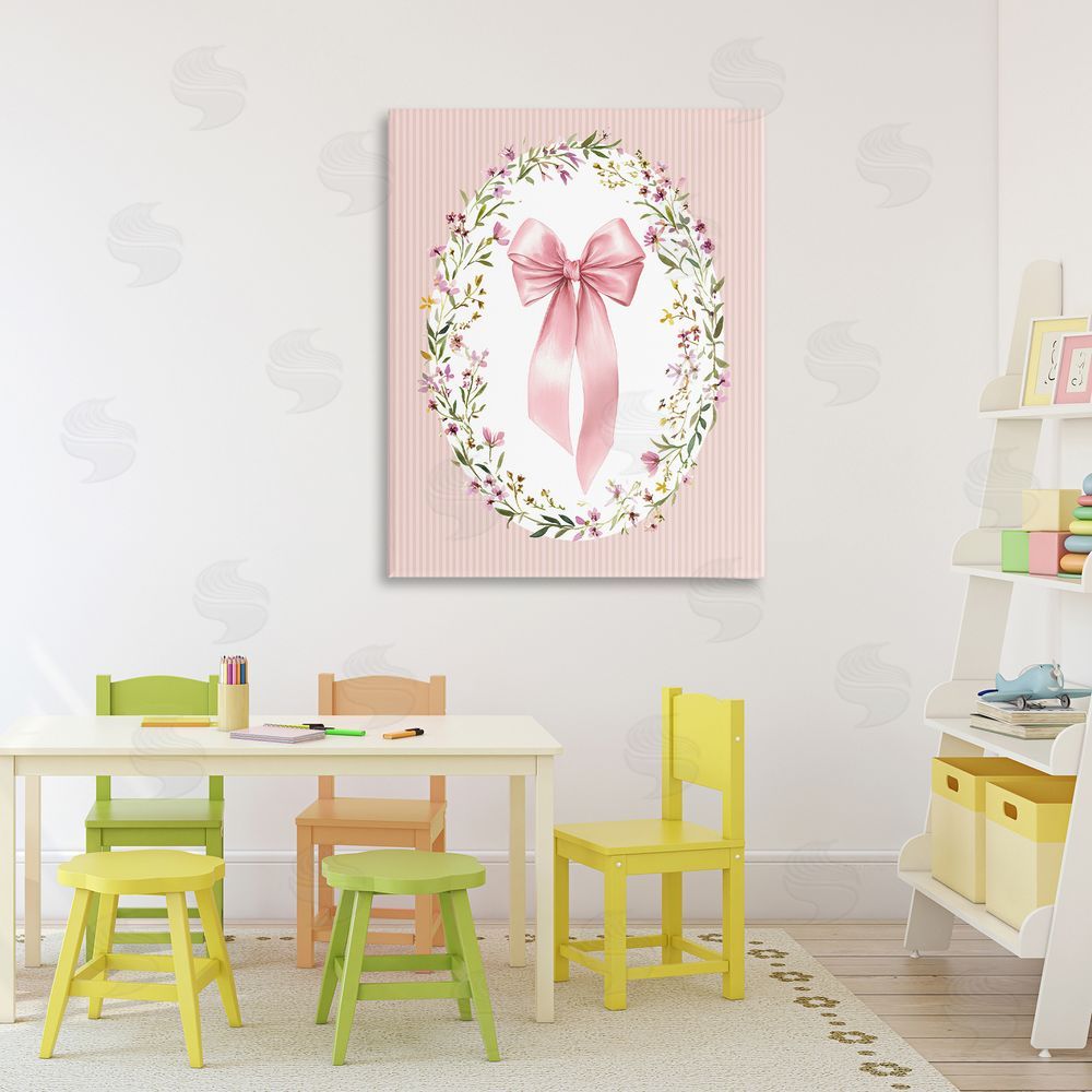 Christine Simpson Art Ribbon with Oval Florals 