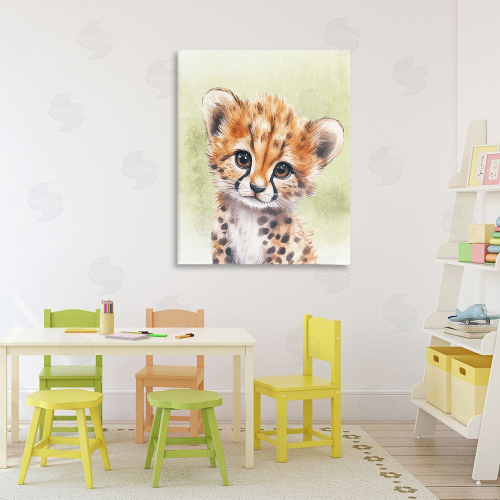 Christine Simpson Art Jungle Friends Baby Cheetah 