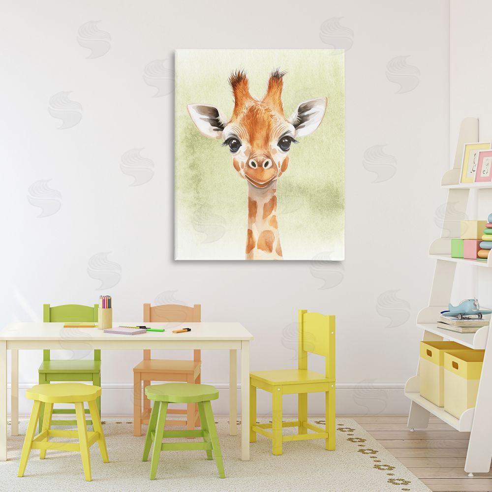Christine Simpson Art Jungle Friends Baby Giraffe 