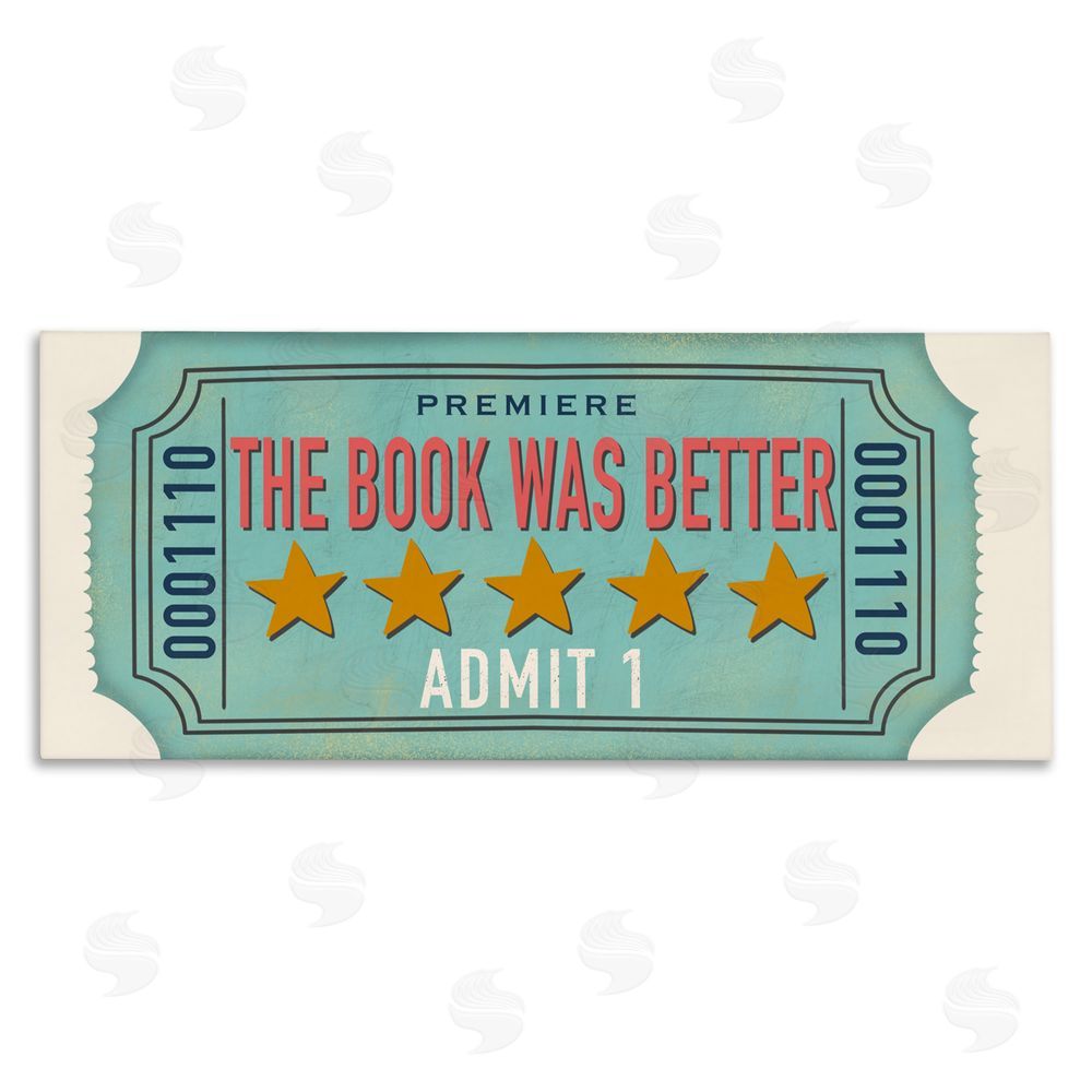Julia Frost The Book Was Better Stretched Canvas Wall Art Print