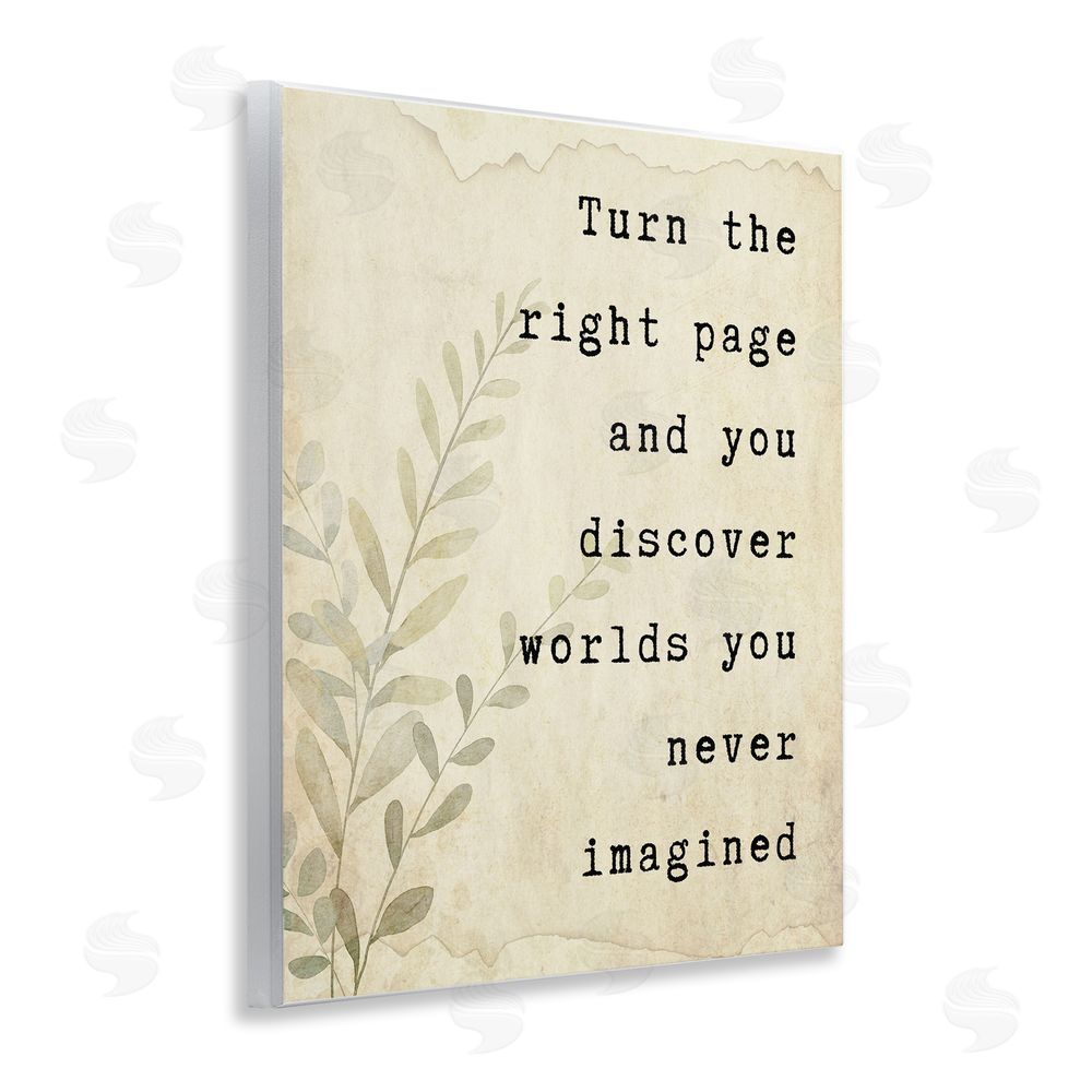 Julia Frost Literary Wonders Quote Wooden Wall Plaque Art Print