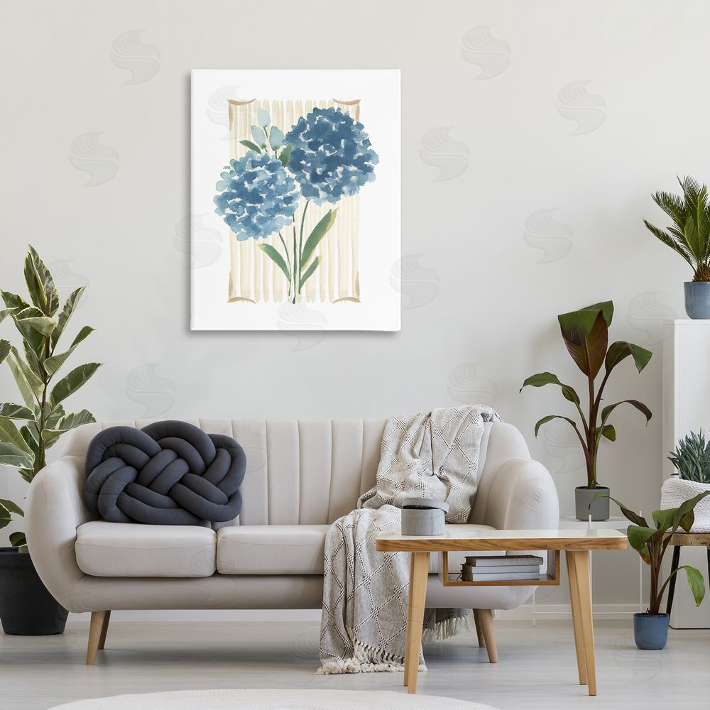 Blue Chair Blessing Blue Hydrangea Garden Bloom