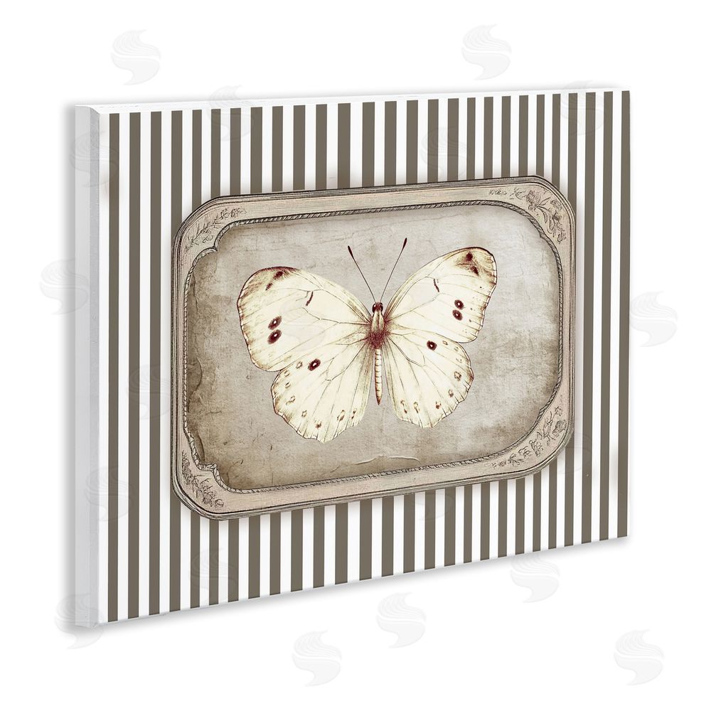 Ramona Murdock Antique Treasures Butterfly Wooden Wall Plaque Art Print