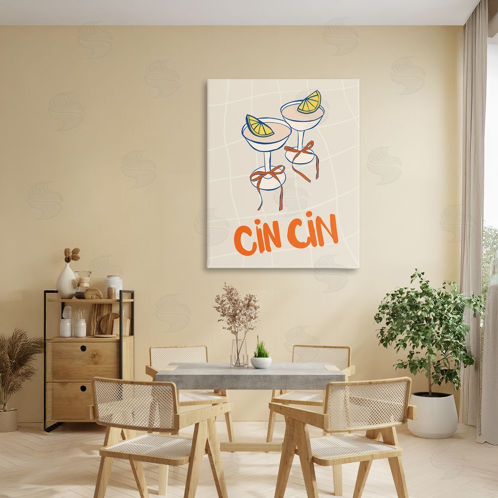 Nina Blue Cin Cin Cocktails with Lemons