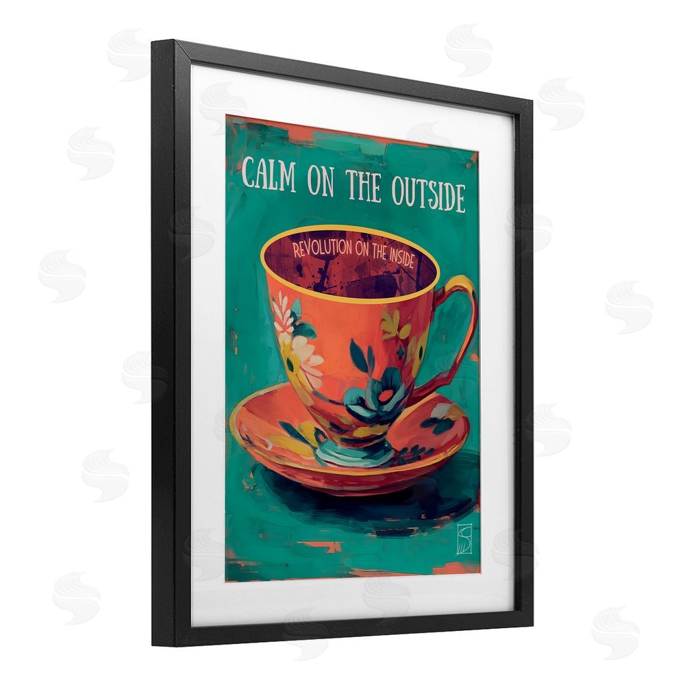 Sara Culpepper Revolution On The Inside Black Framed Print Under Glass Wall Art