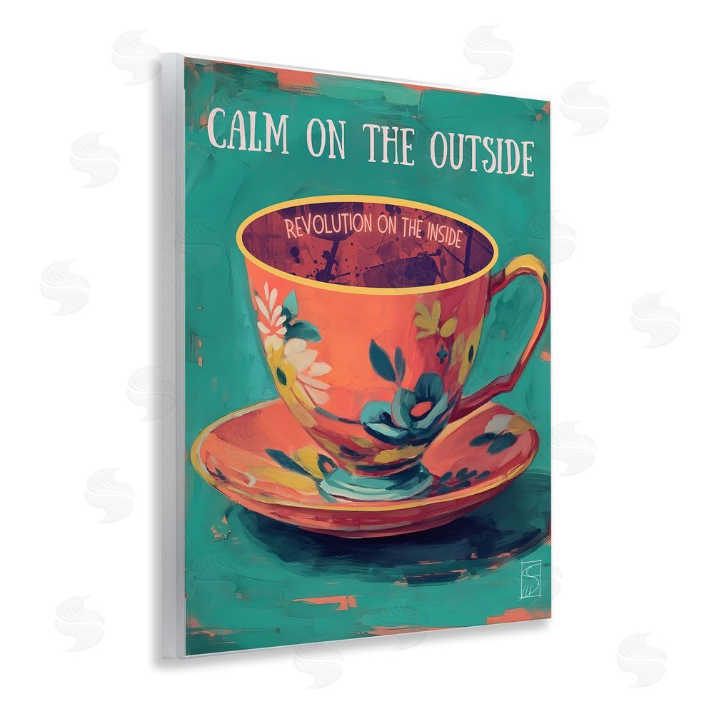 Sara Culpepper Revolution On The Inside Wooden Wall Plaque Art Print