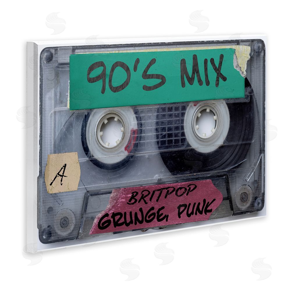 Annabelle Hall Retro 90s Mix Cassette Wall Plaque Art Print