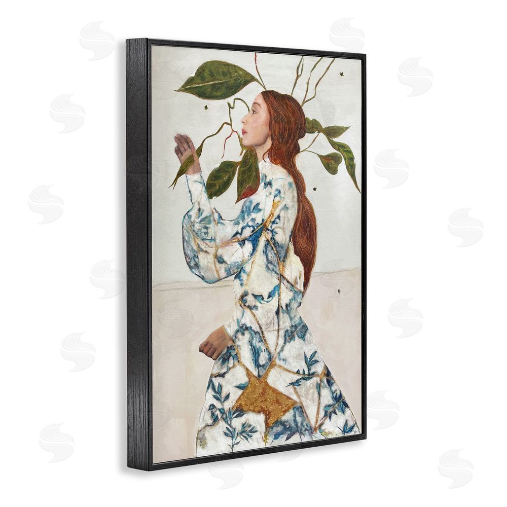Karenina Fabrizzi Le Voyage Fantastique Portrait Black Framed Giclee Wall Art Print