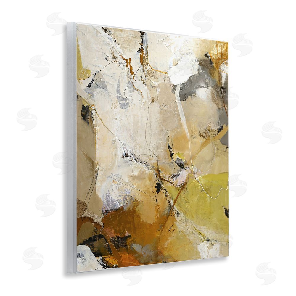 Design Fabrikken Warm Earth Tones In Motion Wooden Wall Plaque Art Print