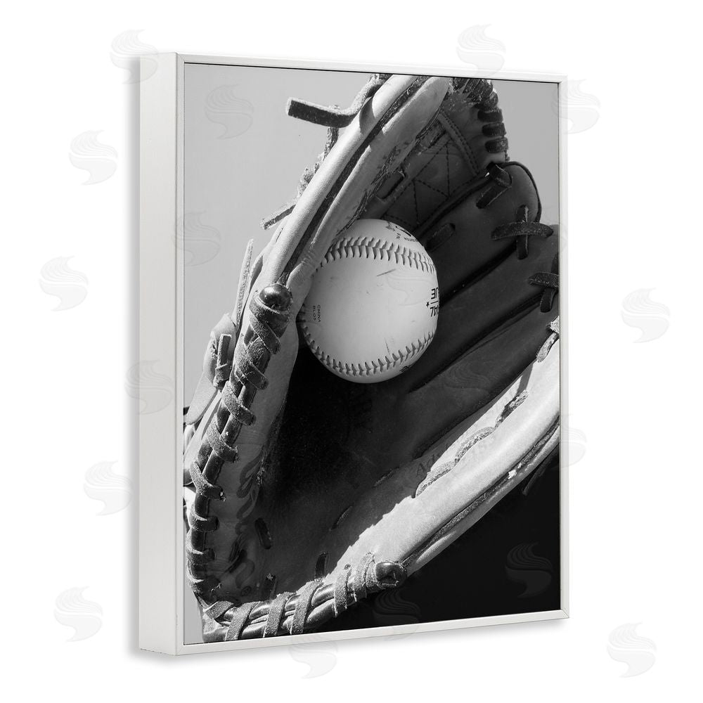 Marcus Prime Nice Catch Baseball White Framed Giclee Wall Art Print
