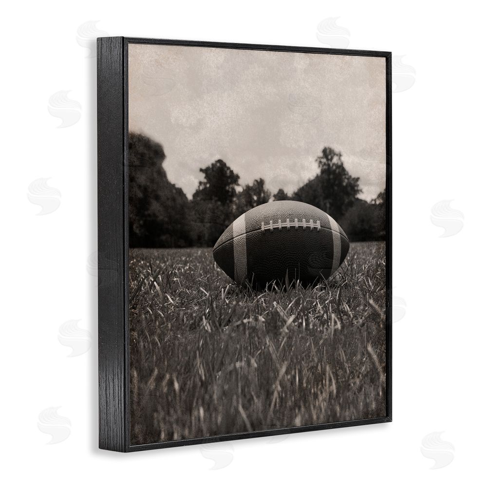 Marcus Prime Vintage Sports Football Black Framed Giclee Wall Art Print
