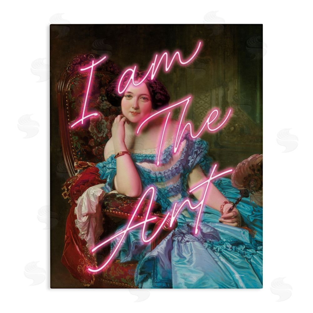 Mary Urban I Am The Art Portrait Stretched Canvas Wall Art