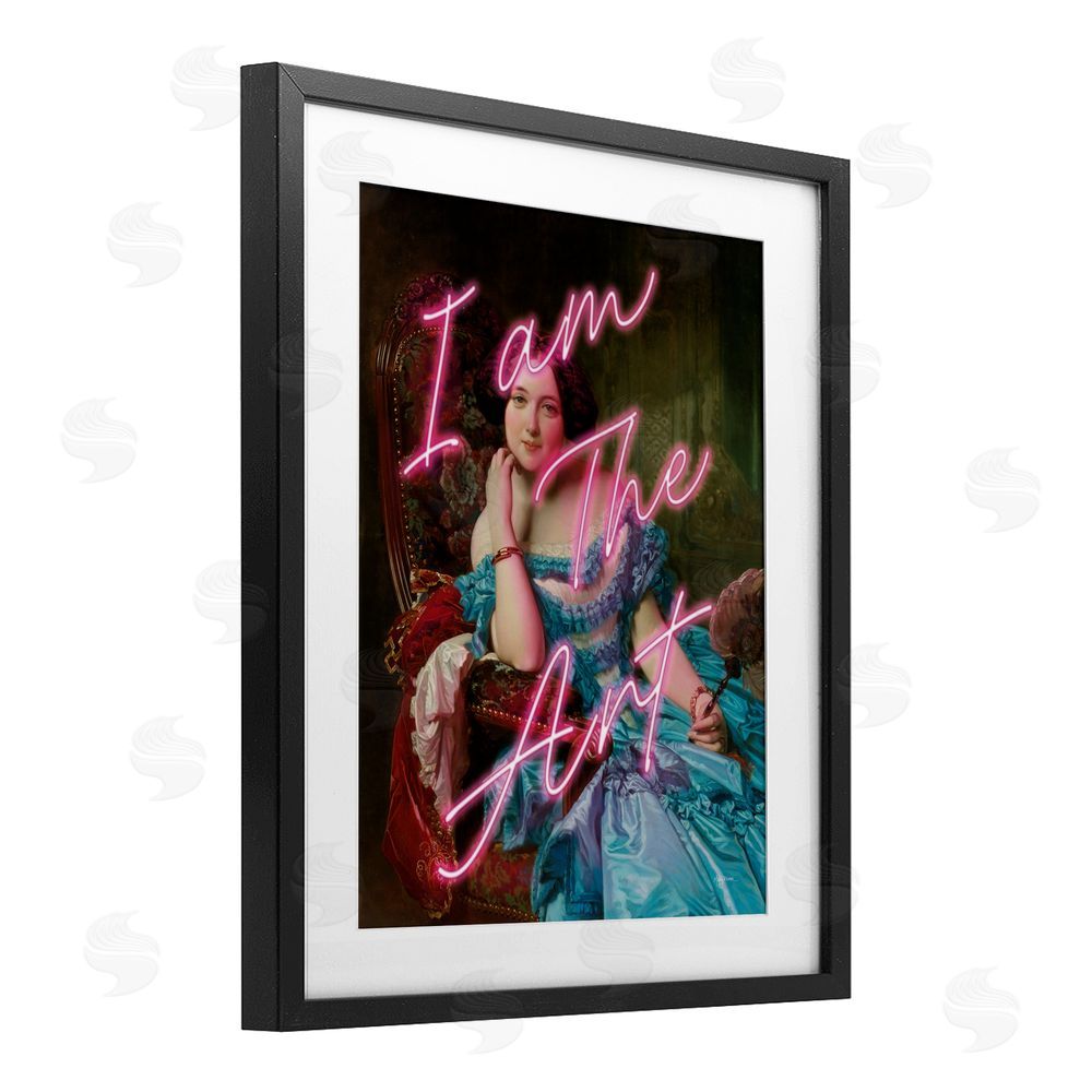Mary Urban I Am The Art Portrait Black Framed Print Under Glass Wall Art