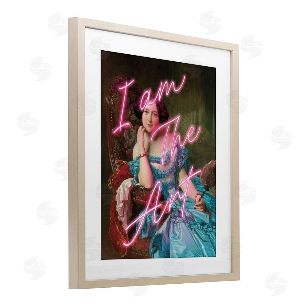 Mary Urban I Am The Art Portrait Birch Framed Print Under Glass Wall Art
