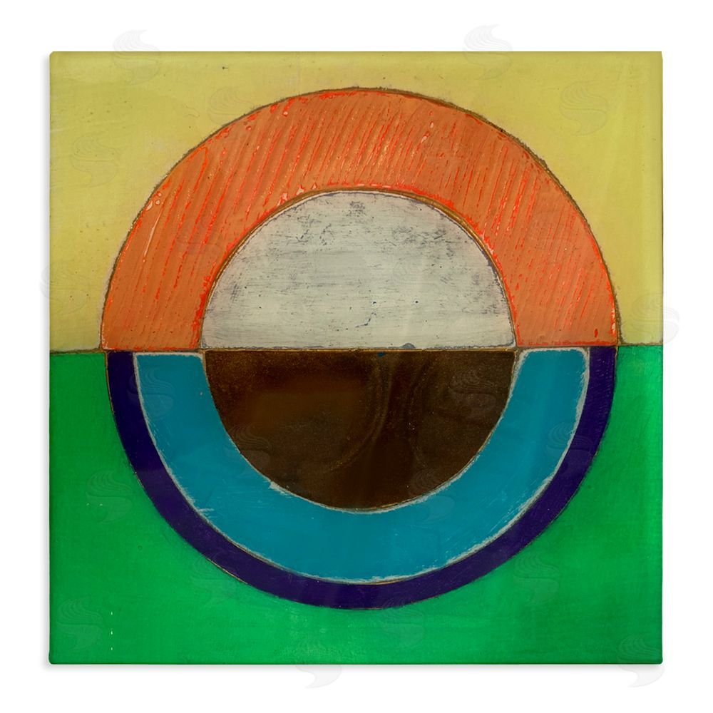 Matthew Finger Balanced Circle Symmetry Stretched Canvas Wall Art